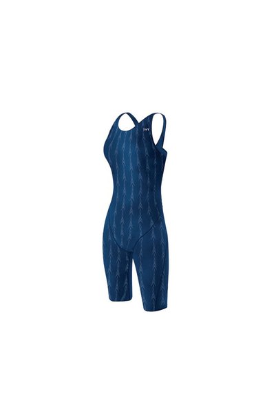 TYR women's technical swimming suit - Aerofit Shortjohn - Fusion 2 - navy blue
