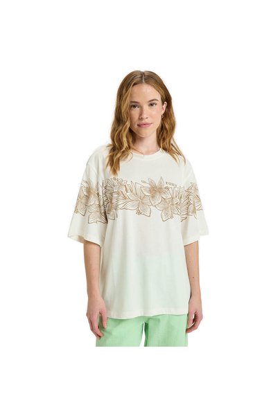 Roxy Γυναικείο t-shirt Hangloose με τυπωμένο σχέδιο και κοντό μανίκι