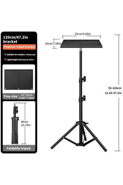 Choice 1.2m SZ2 1pcs Projector Tripod Tray Holder For Projector Monitor Smart...