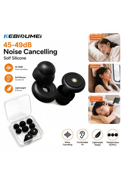 Choice Ordinary Style KEBIDUMEI Silicone Ear Plugs Sleep Noise Cancelling Qui...