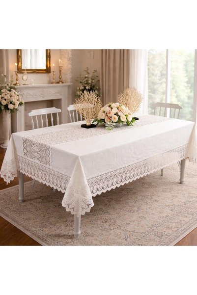 Karmen TABLECLOTH WITH LACE 160X220 CM