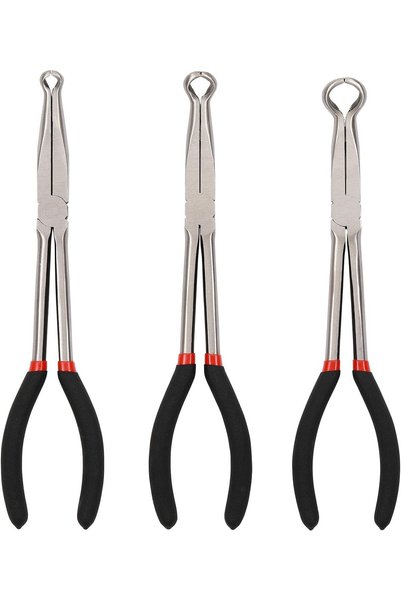 Yelajoy 3Pcs 11" Hose Gripper Plier Set, 5/16-Inch, 1/2-Inch, 3/4-Inch Dia, O...