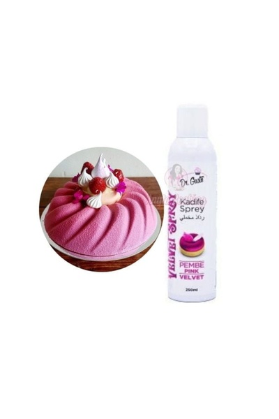 Dr. Gusto Σπρέι τροφίμων βελούδο – 250 ml – Ροζ