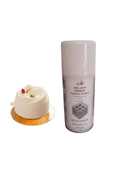 Dr. Gusto Σπρέι τροφίμων βελούδο – 150 ml – Λευκό