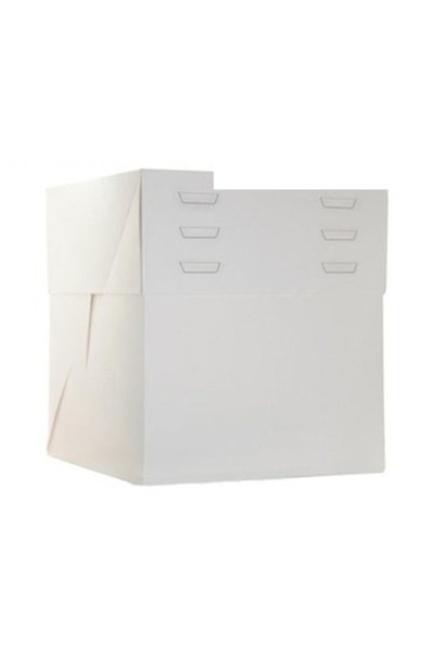 Anyta Cooking White Cake Box with Adjustable Height - 30 X 30 X height from 2...