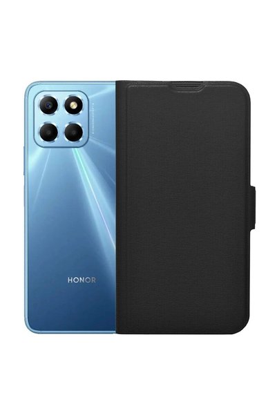FONIX Калъф за телефон, съвместим с Honor X8 5G, -кожа, Leather Flip Defense,...