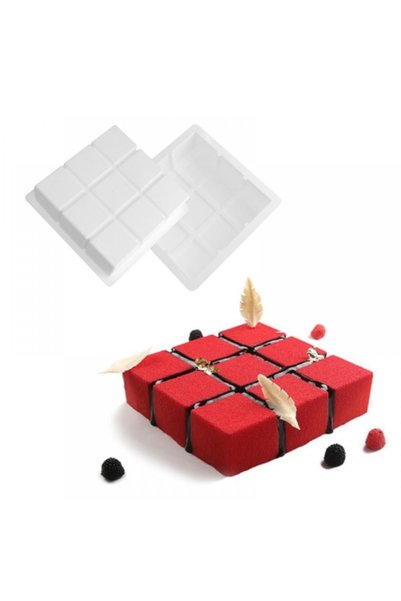 Cesil Mulaj din silicon - Cube - 17,2 x 17,2 cm