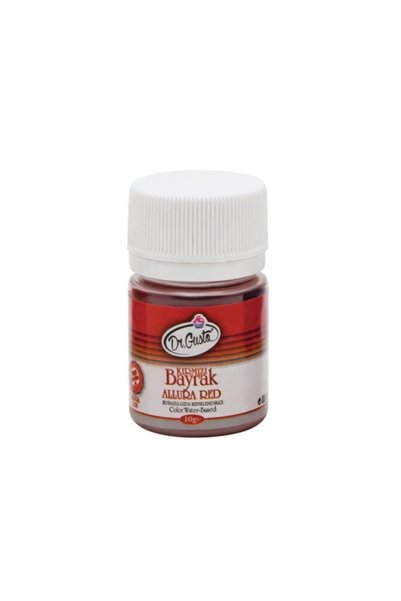 Dr. Gusto Colorant pudra, hidrosolubil (se dizolva in apa) - ROSU - 10 gr