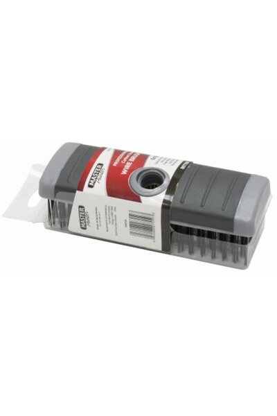 ALLWAY Soft Grip Carbon Steel Wire Block Brush