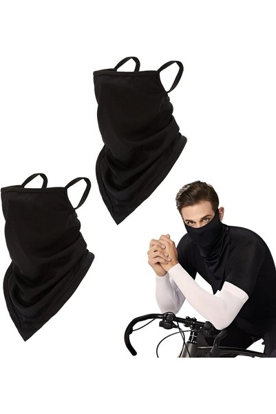 KASTWAVE 2 Pack Unisex Bandana Face Mask Scarf Balaclava Neck Gaiters Dust Cl...