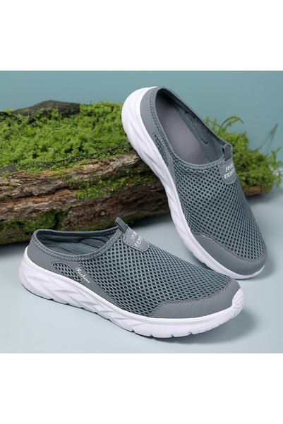 hanzhi Men Mesh Loafers Summer Breathable Casual Shoes