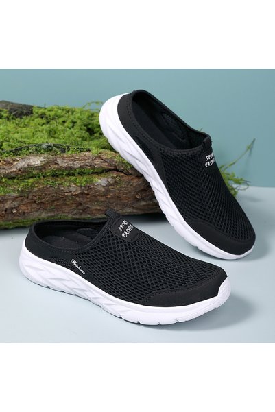 hanzhi Men Mesh Loafers Summer Breathable Casual Shoes