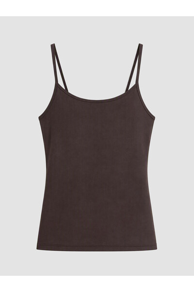 LC Waikiki Nevavm with a Difference Lcw Dream Brown Combed Cotton Plain Women...