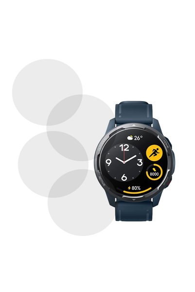 FONIX Set of 4 x Film compatible with Xiaomi Watch S1 Active, InvisiFlex Full...