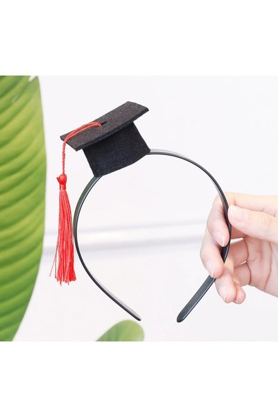 hanzhi Yixuan Graduation Headband Mini Doctor Hat Hair Clip