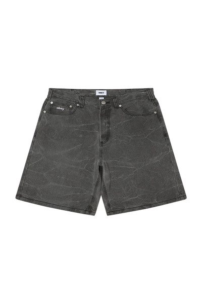 Obey BIGWIG BAGGY τζιν SHORT 172100109-BWA Μαύρο