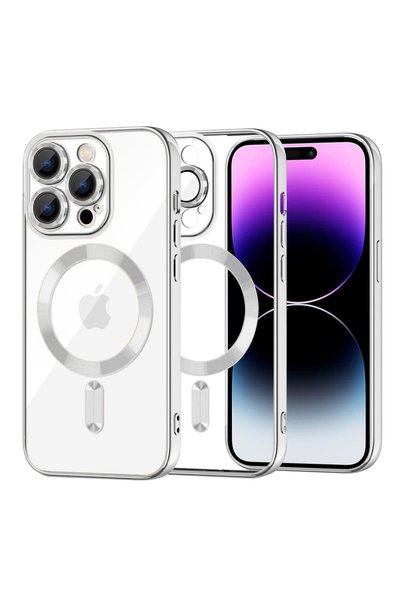 Techsuit Θήκη κινητού, Techsuit, iPhone 14 Pro Max, ασημί
