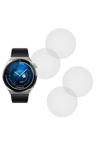 COMANDO Set of 4 compatible films for Huawei Watch GT 3 Pro 43 mm, Shield Ful...