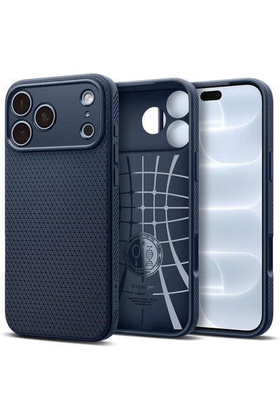 Spigen Husă pentru telefon, Spigen, iPhone 17 Pro / iPhone 18 Pro, bleumarin