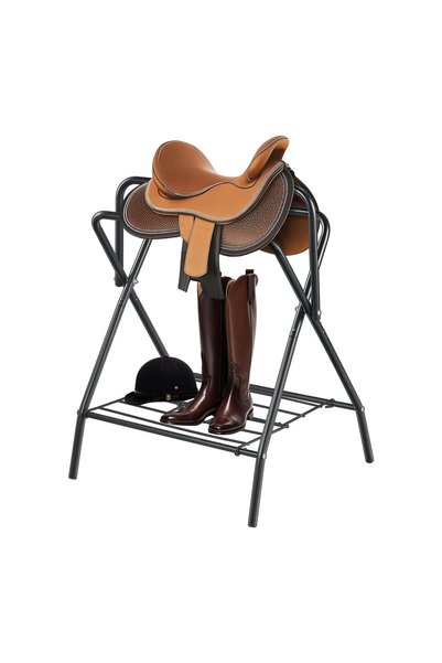 VEVOR Saddle stand, Main material: carbon steel, Type: 1-piece set, Color: ma...