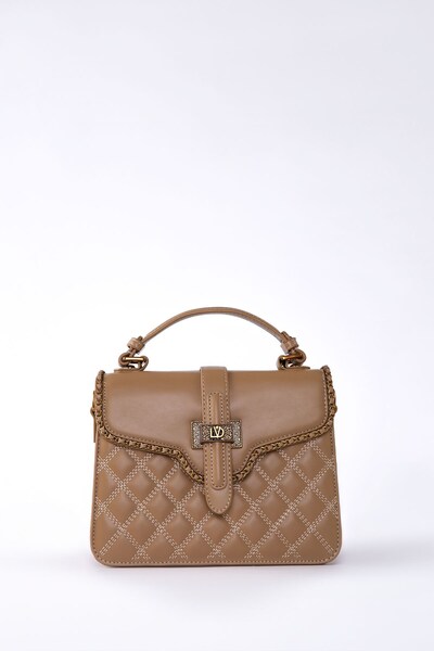 Levidor Quilted Hand and Shoulder Bag, Orange
