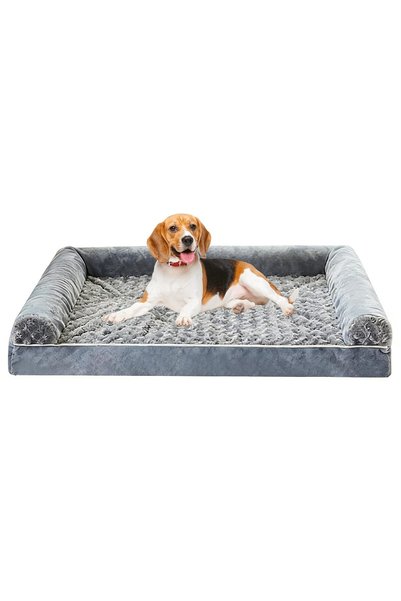 Beauenty Orthopedic Dog Bed, Removable and Washable Pet Sofa Bed with Bolster...