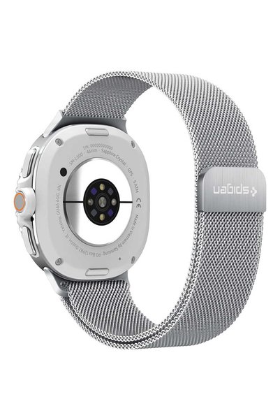 Spigen Έξυπνο ρολόι Curea της Spigen, Metal Fit (AMP10121), ασημί