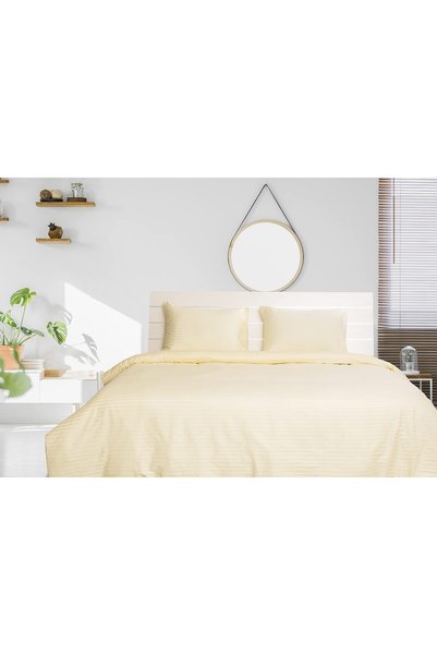 Hotel Linen Klub Double/Full Duvet Cover 1Pc, 100% Cotton 250Tc Sateen 1Cm St...