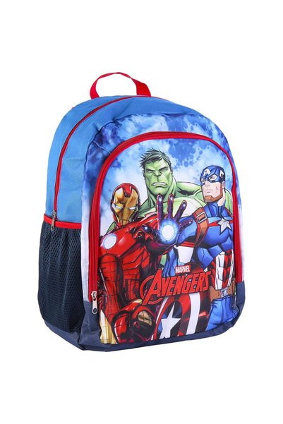 AVENGERS Rucsac pentru copii, Avengers, 2 fermoare, 31 x 32 x 14 cm
