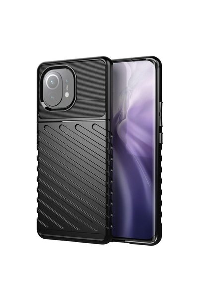 FONIX Protective case, Compatible with Xiaomi Mi 11, Thunder, Raised edges, A...