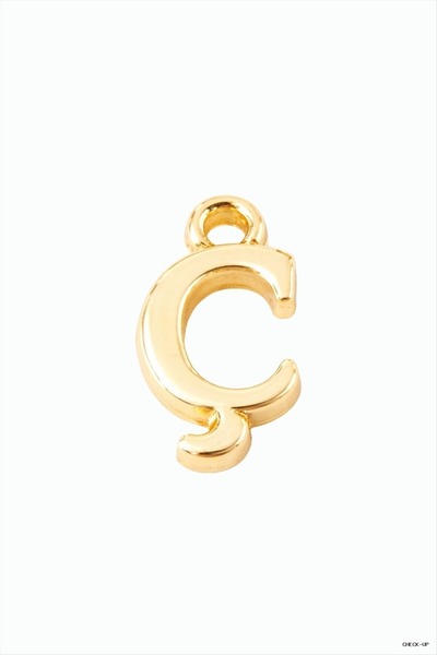 ZERO LAND SVL-SHOP Yellow Tasseled Tip (140409) Letter C