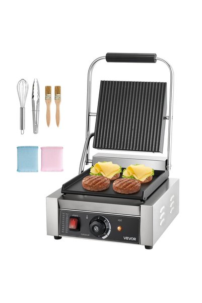 VEVOR Prese pentru panini, Dimensiuni produs: 308 x 400 x 210 mm, Număr model...