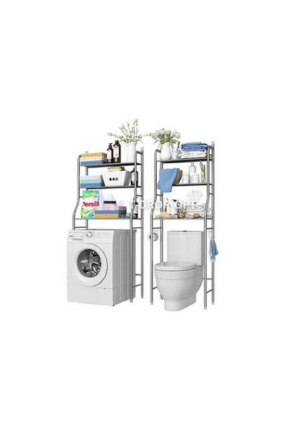 OEM Shelf over washing machine or toilet Laundry Rack TW-106, Steel, Large si...