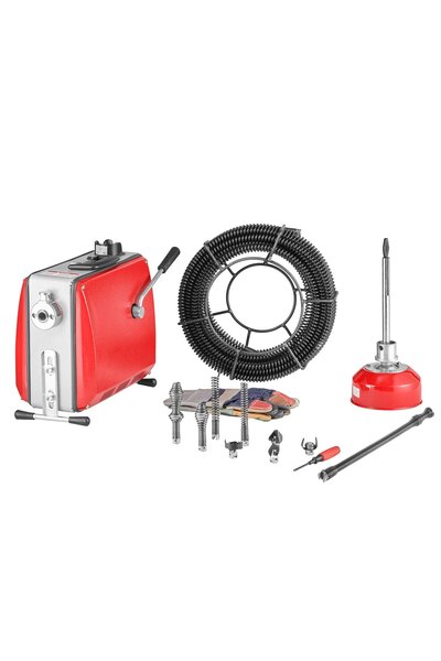 VEVOR Aparat de curățat canalizări, Putere nominală: 500 W, Dimensiuni produs...