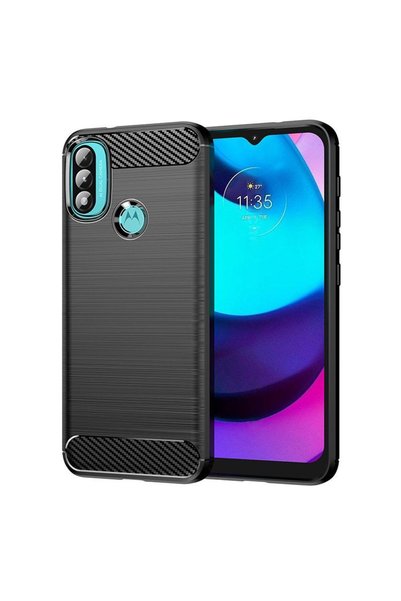 FONIX Supreme Carbon Case compatible with Motorola Moto E20, Precise protecti...