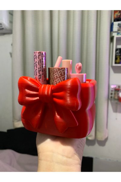 zengolab3d Multi-Compartment Remote Control Organizer with Bow Detail and Des...