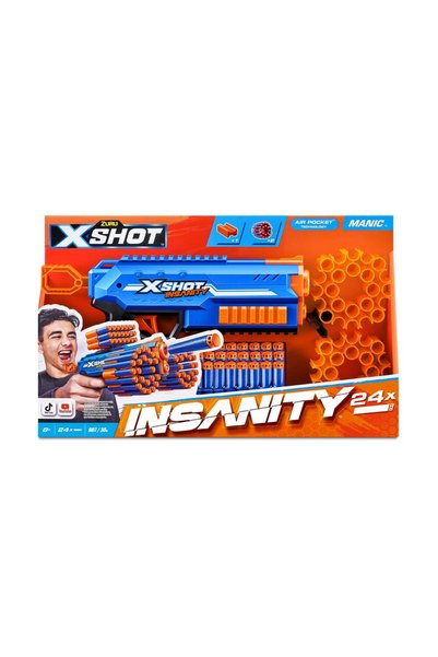 X-Shot X-Shot Pistol, Insanity Manic, 24 rounds
