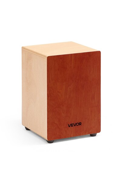VEVOR Tobă tip cutie, Dimensiuni produs: 305 x 305 x 430 mm, Culoare: lemn, r...