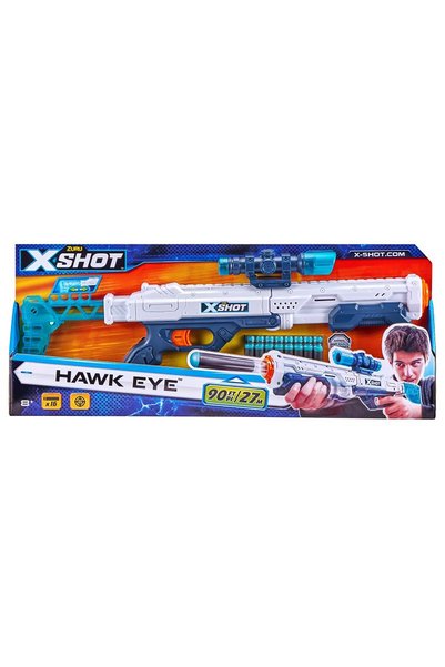 X-Shot Excel Hawk Eye blaster, 16 rounds