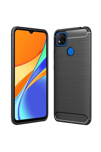 FONIX Supreme Carbon Case compatible with Xiaomi Redmi 9C, Precise Protection...