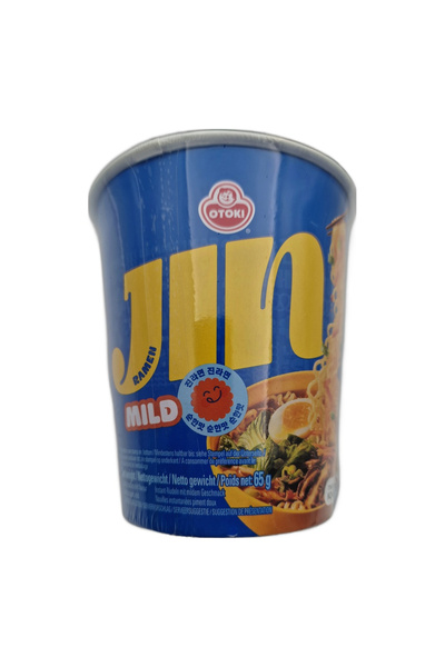 Otoki Supa instant cu taitei Jin Ramen Mild, 2 x 65g