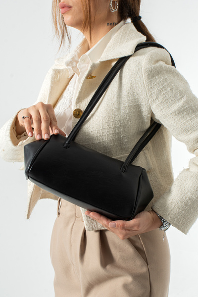 Adox Çanta KAMSKI MODAL BAGET BLACK WOMEN'S HAND AND SHOULDER BAG