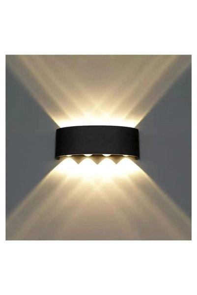 OEM Fantas Aplica LED de Exterior si Interior, 8 Surse x 1W, IP65, Metalic, N...