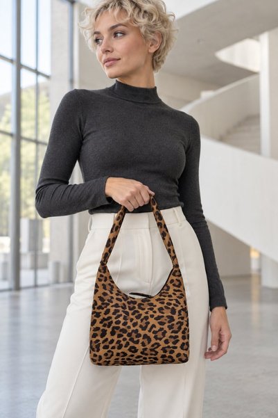 armonika Women's Coffee Shoulder Bag ARM-27KÇNT005