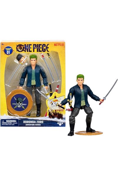Moose Toys ون بيس: تمثال رورونوا زورو بحجم 6 بوصات