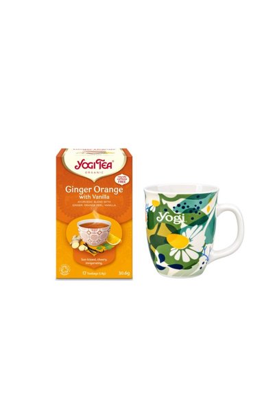 Yogi Tea Pachet Ceai bio ghimbir cu portocale si vanilie, 17 pliculete 30.6g ...