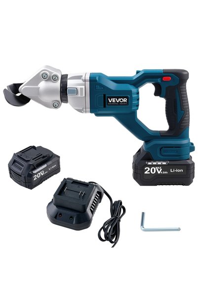 VEVOR Foarfecă electrică pentru metal, Puterea motorului: 400 W, Culoare: arg...