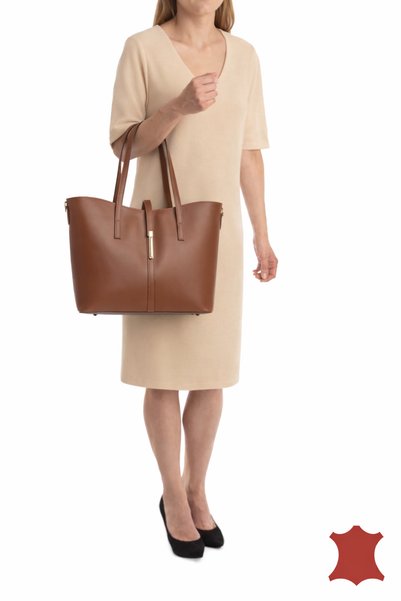 virboti geantă eleganta de umăr premium, realizată din 100% piele naturală it...