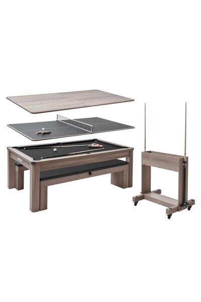 VEVOR Pool table, Material: MDF, PVC, Model number: SUM-8447G3, Product weigh...