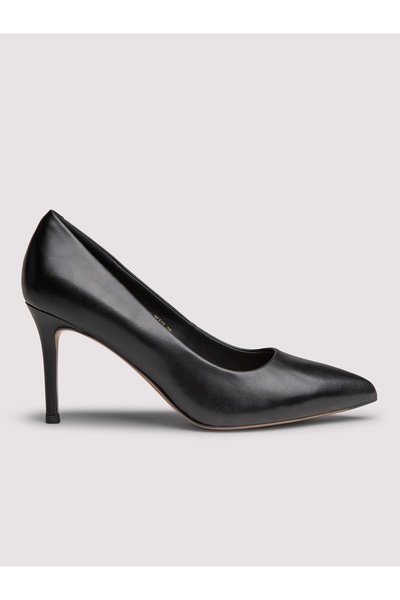 OMBRE Pantofi cu toc din piele pentru femei, vârf ascuțit, toc stiletto înalt...
